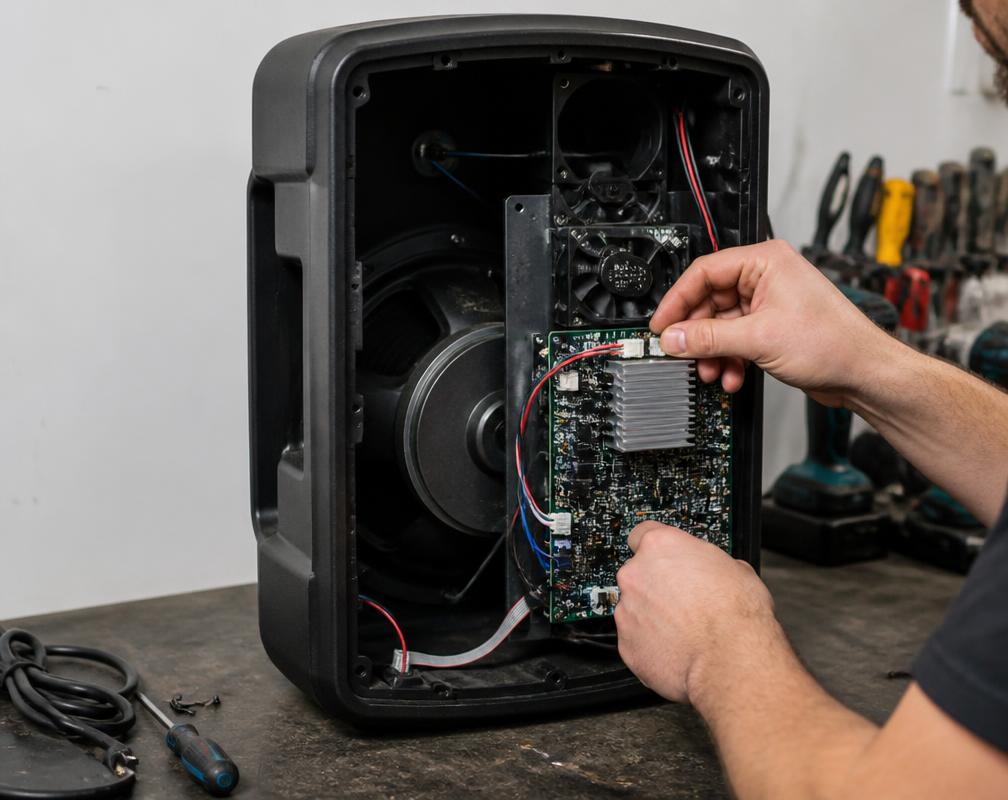 Amplificador de caixa de som